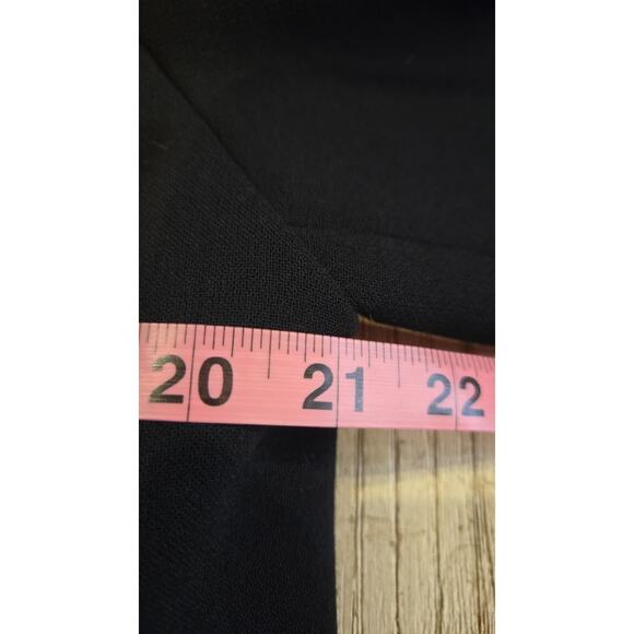 Talbots Women's Black Wool Blend Overcoat Size 16 Winter Formal - Picture 12 of 12